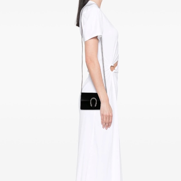 Gucci Super Mini Dionysus in Black Suede - Picture 8 of 8